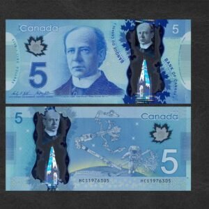 Fake Canadian 5 Dollar Bill