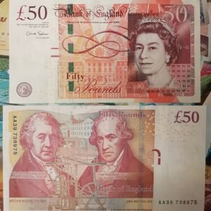 Counterfeit 50 Pound Note